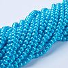 Glass Pearl Beads Strands JPS6mmY-64-3
