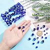 120Pcs 4 Style Handmade Lampwork Beads LAMP-NB0001-68-3