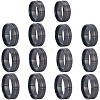 14Pcs 7 Styles Stainless Steel Grooved Finger Ring Settings STAS-SC0010-65EB-1