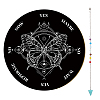 CREATCABIN 1Pc Chakra Gemstones Dowsing Pendulum Pendants FIND-CN0001-15L-1