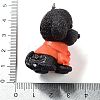 Opaque Resin Puppy Pendants RESI-M035-01C-3