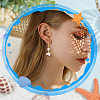 90Pcs 9 Styles Transparent Spray Painted Glass Beads GLAA-BM0001-02A-6