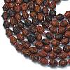 Natural Mahogany Obsidian Beads Strands G-K389-D26-01-3