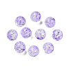 Transparent Crackle Acrylic Beads CACR-N002-19B-3