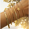 6Pcs Alloy Bangles for Women FS-WG33CDB-09-1