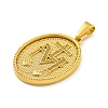 Ion Plating(IP) 304 Stainless Steel Pendants STAS-R231-18G-05-2