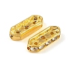 Brass Crystal Rhinestone Spacer Bars RB-T019-01C-G-2