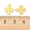 925 Sterling Silver Clover Charms STER-B005-33G-3