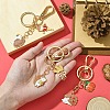 Hedgehog Alloy Enamel Keychain KEYC-YW00070-01-5
