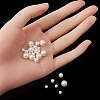 300Pcs 6 Sizes ABS Plastic Imitation Pearl Round Beads MACR-YW0002-67-4