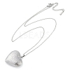 201 Stainless Steel Cable Chain Necklaces NJEW-M050-04C-P-1-4