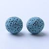 Unwaxed Natural Lava Rock Beads G-F325-8mm-14-1