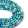 Handmade Polymer Clay Beads Strands CLAY-R089-6mm-T02B-5