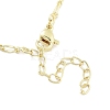 Brass Pendant Necklaces NJEW-B101-04G-02-3