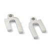 Non-Tarnish 304 Stainless Steel Charms STAS-G244-01H-2