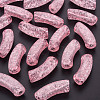 Transparent Crackle Acrylic Beads CACR-S009-001B-N26-1