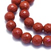 Natural Red Jasper Beads Strands G-K310-A11-8mm-3