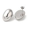 Non-Tarnish 304 Stainless Steel Stud Earrings EJEW-Z026-04P-2