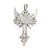 Natural Quartz Crystal Big Pendants G-G009-01P-12-1