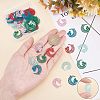 70Pcs 5 Colors 430 Stainless Steel Kitten Pendants STAS-UN0027-01-2