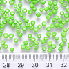 8/0 Baking Paint Glass Round Seed Beads SEED-S036-01B-16-3