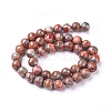 Synthetic Silver Line Imperial Jasper Beads Strands G-D0006-C09-10mm-02-2