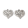 304 Stainless Steel Pendants STAS-I330-010P-1