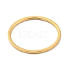 Ion Plating(IP) 304 Stainless Steel Simple Plain Band Finger Ring for Women Men RJEW-F152-05G-B-2