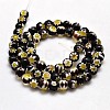 Round Millefiori Glass Beads Strands LK-P001-06-3