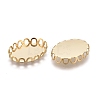 304 Stainless Steel Cabochon Settings STAS-P249-13A-G-2