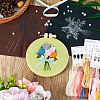DIY Bouquet Pattern 3D Embroidery Starter Kits DIY-TA0006-26-8