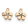 Brass Micro Pave Cubic Zirconia Charms LS-ZIRC-Q014-002C-NF-2