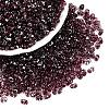 Picasso Spray Painted Glass Seed Beads SEED-T006-04-21-3