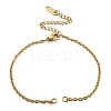 304 Stainless Steel Cable Chains Bracelet Making AJEW-P119-01G-1