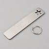 304 Stainless Steel Keychain KEYC-WH0004-35P-2