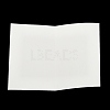 4Pcs 4 Styles Kraft Paper Greeting Cards AJEW-FS0001-29-3