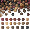 200Pcs 20 Styles Wood Beads WOOD-TA0001-79-2