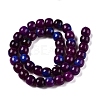 Dyed Natural White Jade Beads Strands G-T138-D26-2