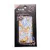 Shiny Gold Silver Nail Foils Mesh Nail Sticker MRMJ-T049-01C-1
