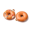 Baking Paint Alloy Pendants FIND-G097-05F-2