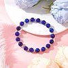 Glass Beads Stretch Bracelets BJEW-JB12026-01-1