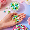 Opaque Acrylic Beads OACR-TAC0014-06D-6
