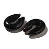 Natural Obsidian Ear Plugs Gauges G-I359-13C-03-2