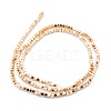 Electroplate Non-magnetic Synthetic Hematite Beads Strands G-L485-10A-LG-3