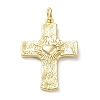 Rack Plating Eco-Friendly Brass Pendants KK-Z036-03G-1