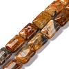 Natural Crazy Agate Beads Strands G-T047-B18-01-1