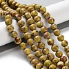 Dyed Natural Regalite/Imperial Jasper/Sea Sediment Jasper Beads Strands G-B124-C01-07-2