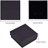 BENECREAT Kraft Paper Cardboard Jewelry Boxes CBOX-BC0001-17-3