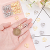 40Pcs 2 Colors 304 Stainless Steel Cabochons STAS-DC0001-20-2