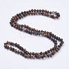 Natural Polychrome Jasper/Picasso Stone/Picasso Jasper Beaded Multi-use Necklaces/Wrap Bracelets NJEW-K095-B04-1